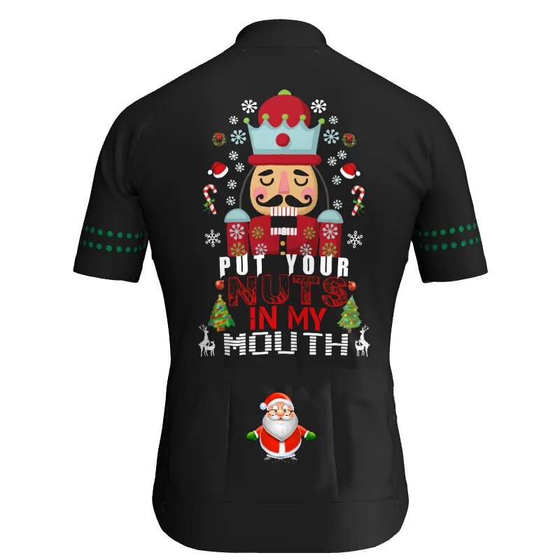 Christmas Cycling Jersey Short Sleeve