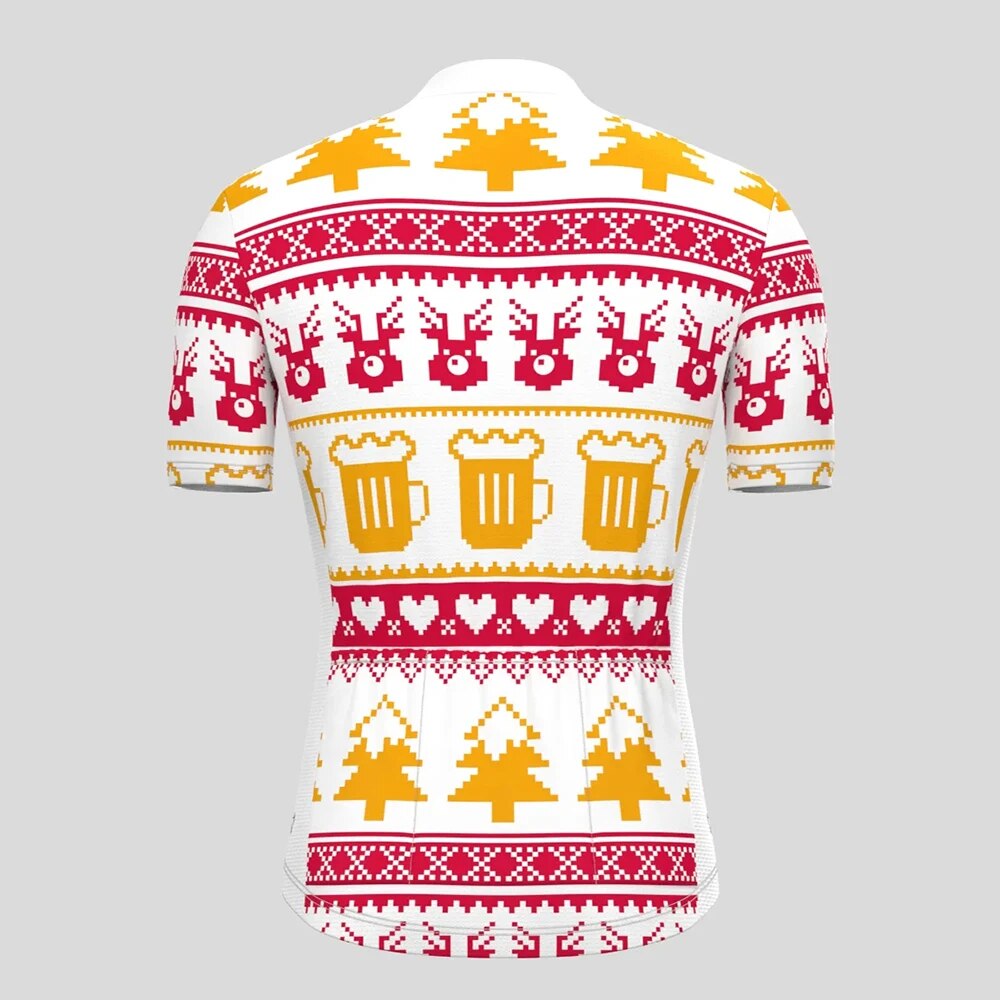 Christmas Cycling Jersey Short Sleeve