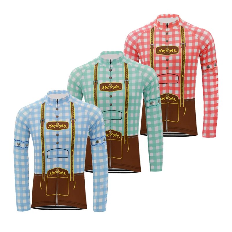 Retro Cycling Jersey Long sleeved suit