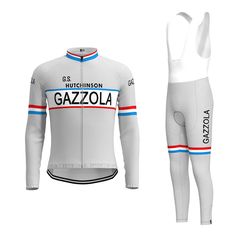 G. S. Gazzola Hutchinson Retro Cycling Jersey Long Set (With Fleece Option)