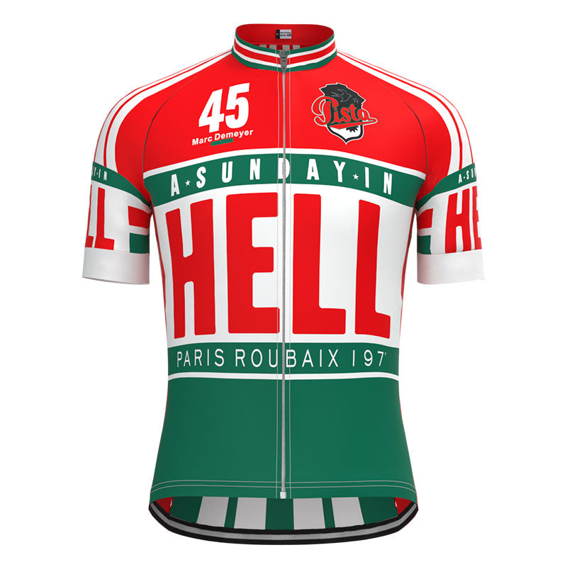 A SUNDAY IN HELL 1976 Paris-Roubaix Retro Cycling Jersey Set