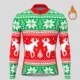 Christmas Long Sleeve Cycling Jersey Winter Fleece Wool