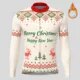 Christmas Long Sleeve Cycling Jersey Winter Fleece Wool