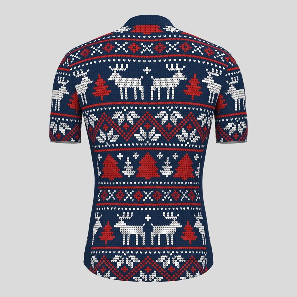 Christmas Cycling Jersey Short Sleeve