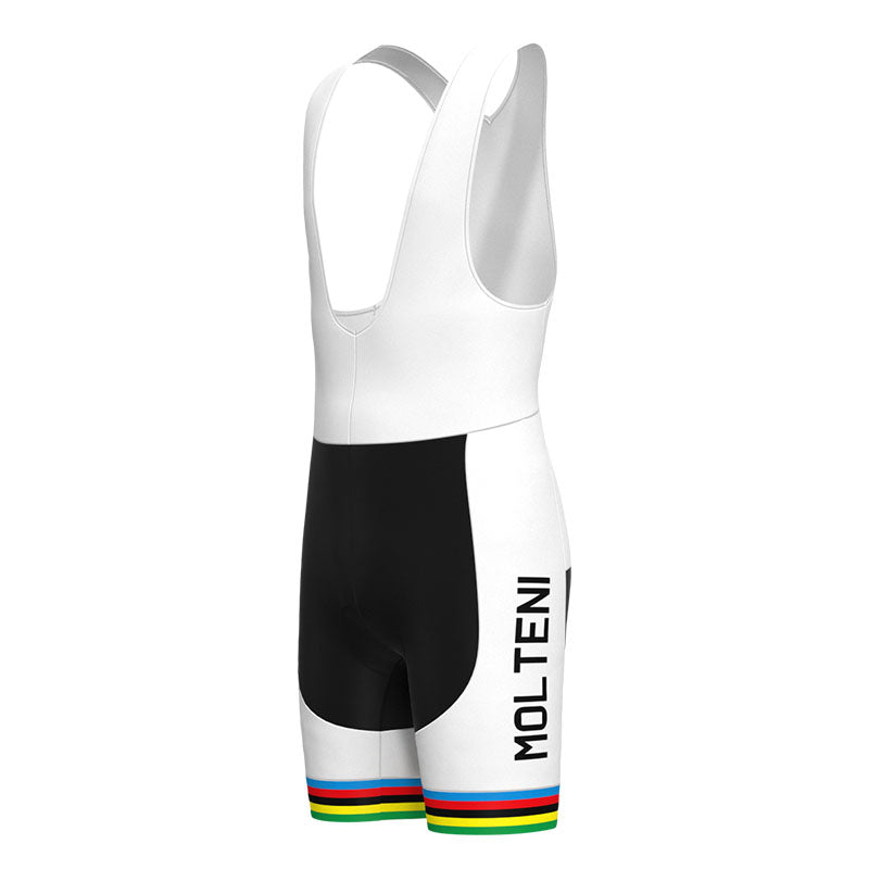 Molteni White Retro Cycling Jersey Set