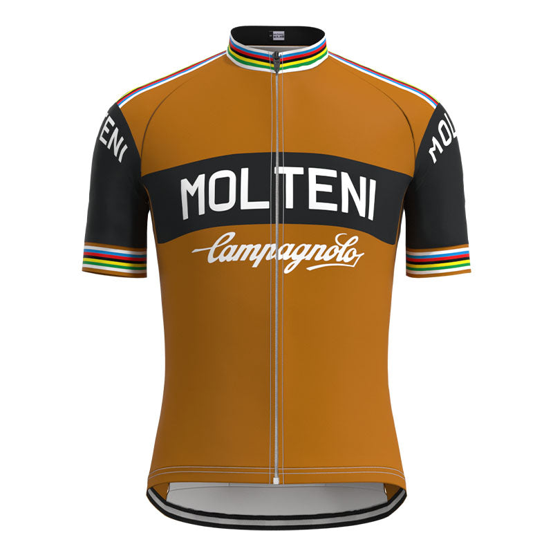 Molteni Brown Retro Cycling Jersey Set