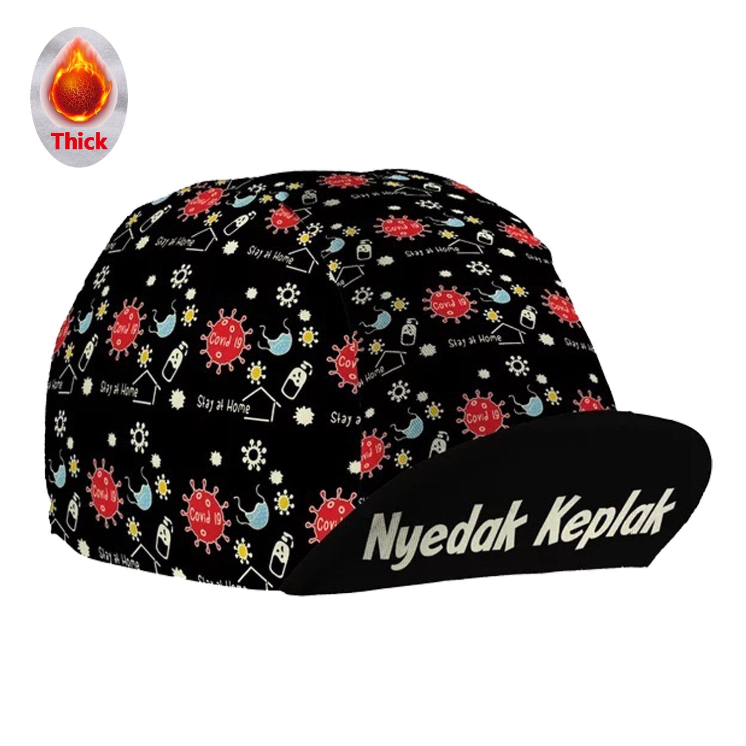 STAY AT HOME NYEDAK KEPLAK CYCLING CAP