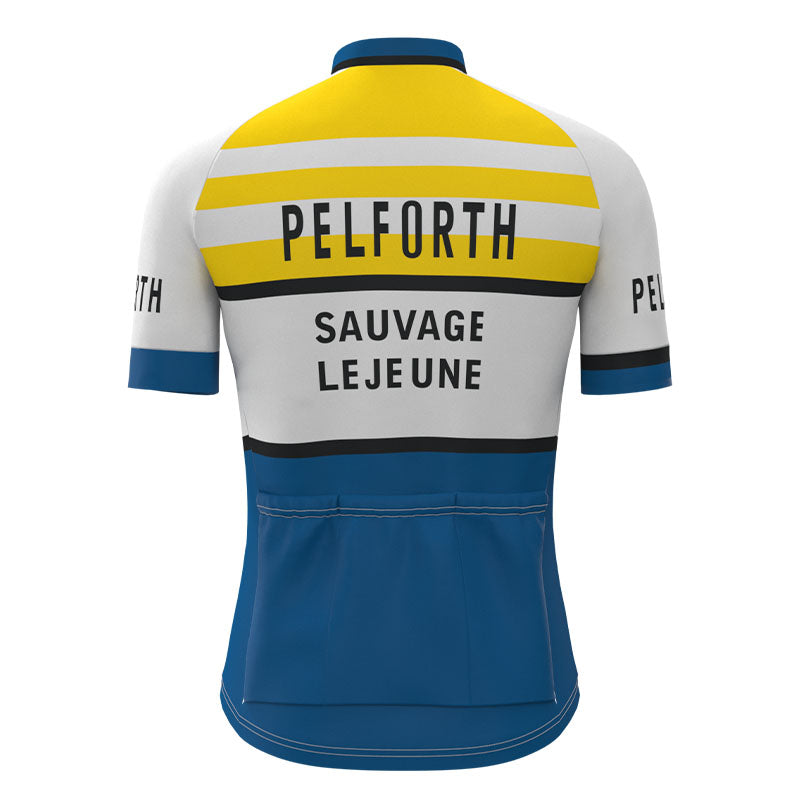 Pelforth Sauvage Lejeune Retro Cycling Jersey Set