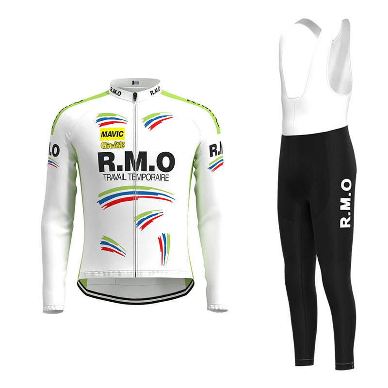RMO Travail Temporaire Retro Cycling Jersey Long Set (With Fleece Option)