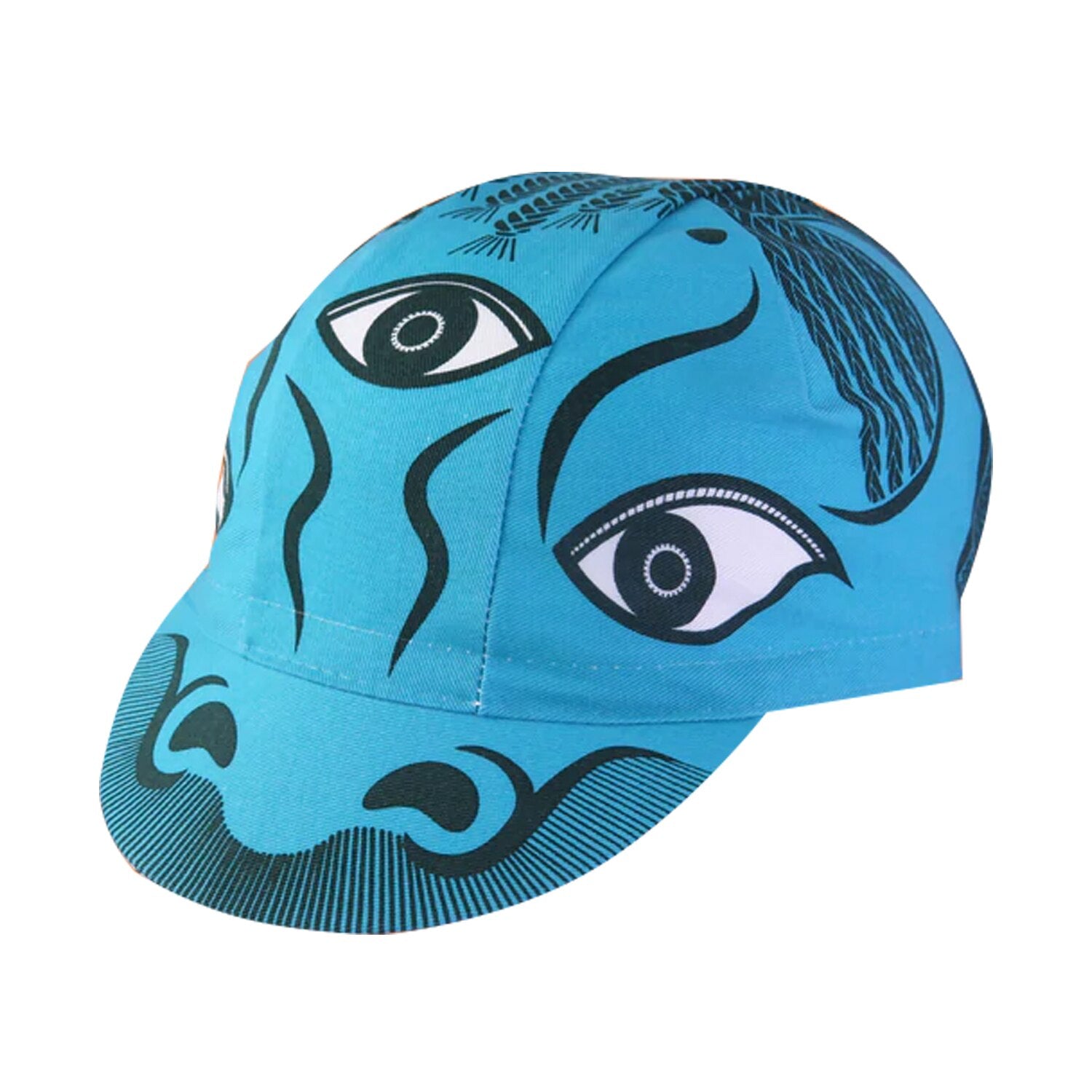Blue-Three-Eyes-CYCLING CAP