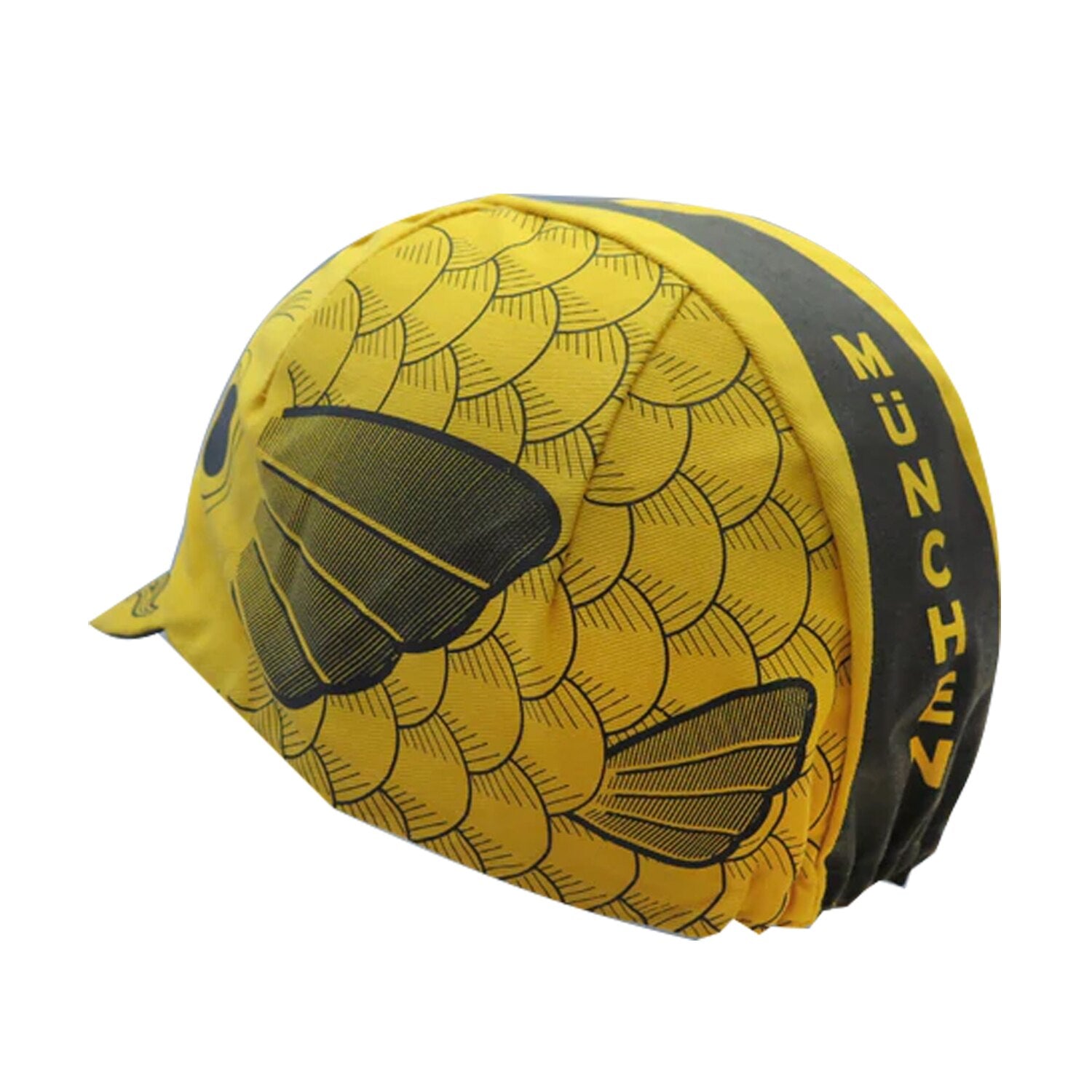 Yellow-Fish-CYCLING CAP