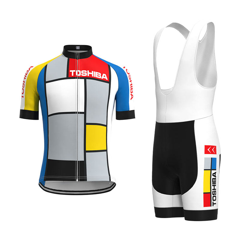 Toshiba Look 1989 Retro Cycling Jersey Set
