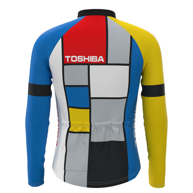 Toshiba Look 1989 Retro Cycling Jersey Long Set (With Fleece Option)