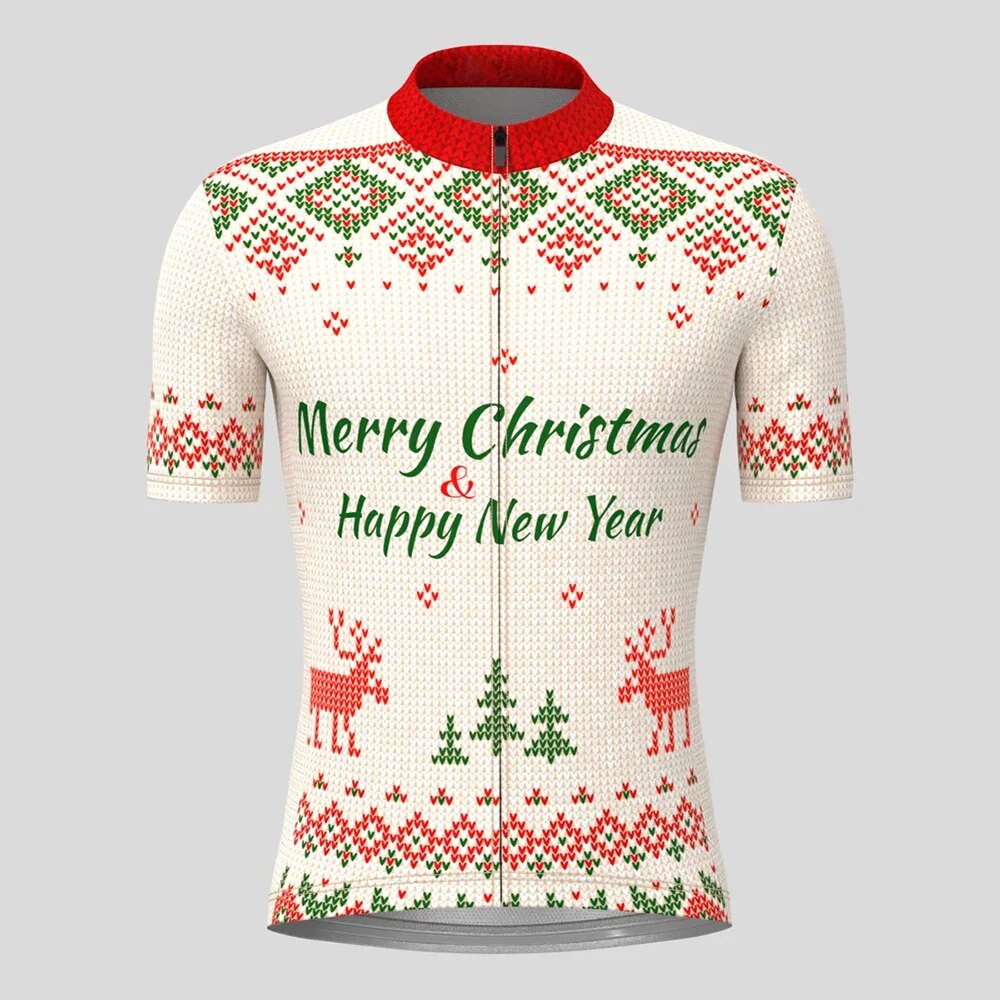 Christmas Cycling Jersey Short Sleeve