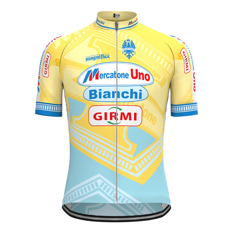 BIANCHI GIRMI Retro Cycling Jersey Short sleeve suit