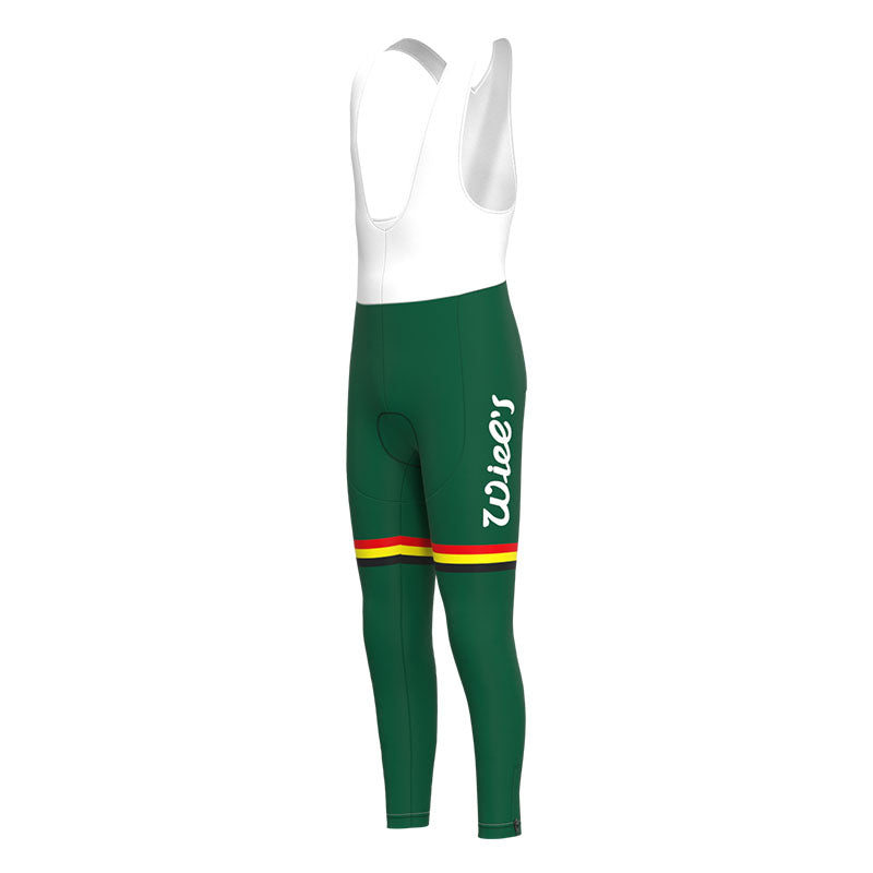 Wiel's Groene Leeuw Retro Cycling Jersey Long Set (With Fleece Option)