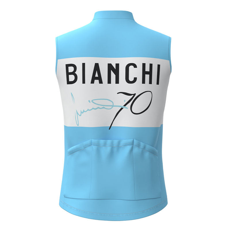 BIANCHI 70 års jubilæum Retro cykeltrøje Kortærmet jakkesæt