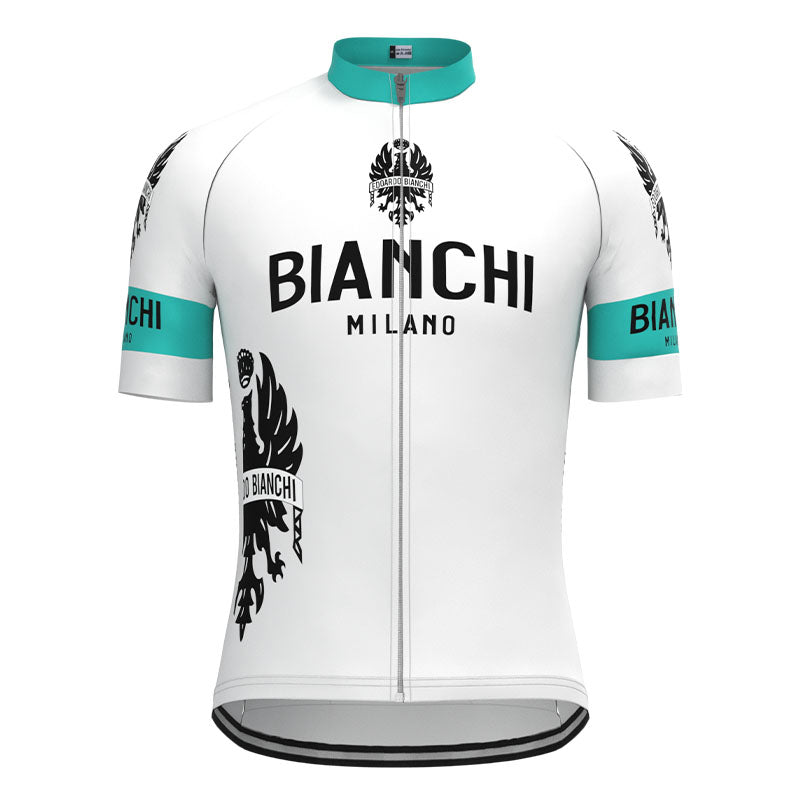 BIANCHI MILANO Retro Cycling Jersey Short sleeve suit