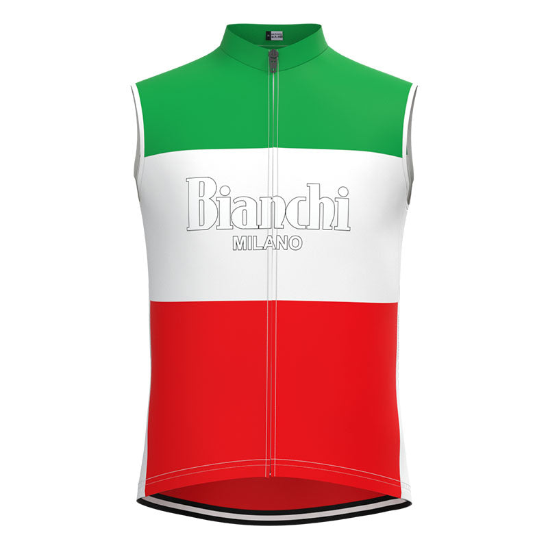 BIANCHI GREEN And Red Retro Cycling Jersey Short sleeve suit