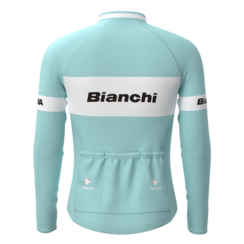BIANCHI Nalini Retro cykeltrøje Langærmet jakkesæt