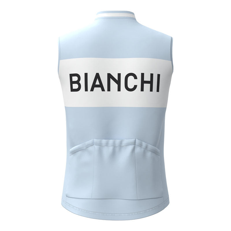BIANCHI Grey blue Retro Cycling Jersey Short sleeve suit