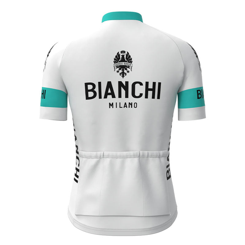 BIANCHI MILANO Retro Cycling Jersey Short sleeve suit