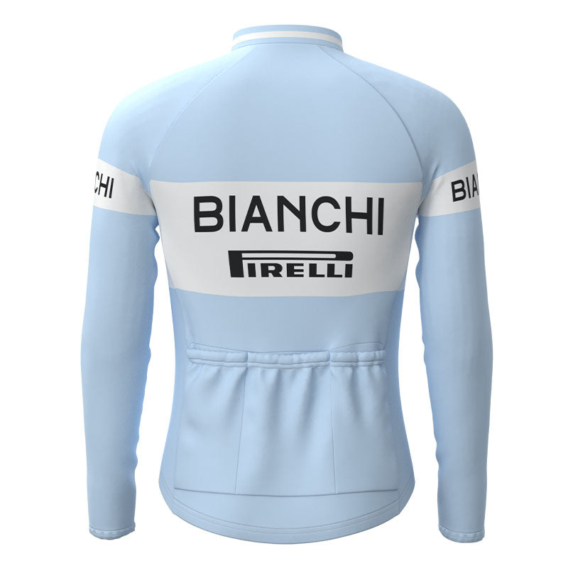 BIANCHI Pirelli Retro Cycling Jersey Long sleeved suit