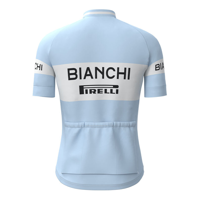 BIANCHI Pirelli Retro Cycling Jersey Short sleeve suit