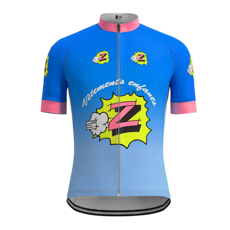 Vetements Enfants Team Z Retro Cycling Jersey Set