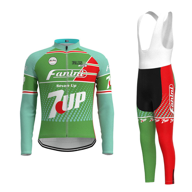 Fanini-7 Up Retro Cycling Jersey Long Set (With Fleece Option)
