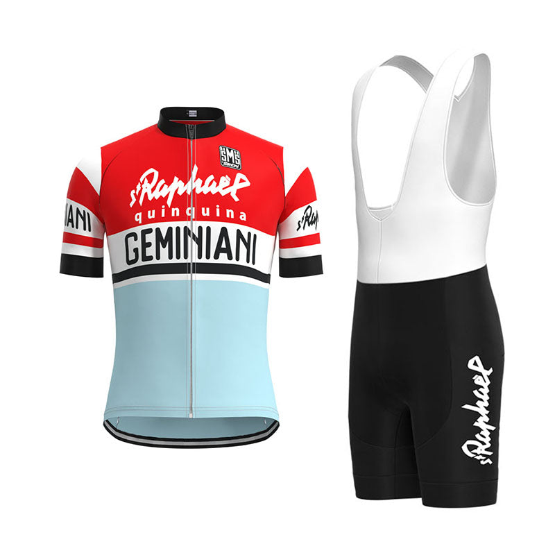 St Raphael Quinquina Geminiani Retro Cycling Jersey Set