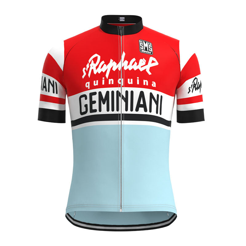 St Raphael Quinquina Geminiani Retro Cycling Jersey Set