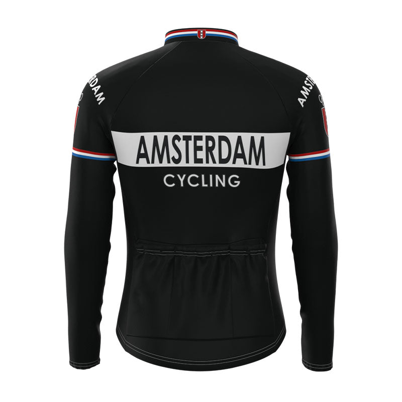 Amsterdam Cycling Team Retro Cycling Jersey Long Set (With Fleece Option)