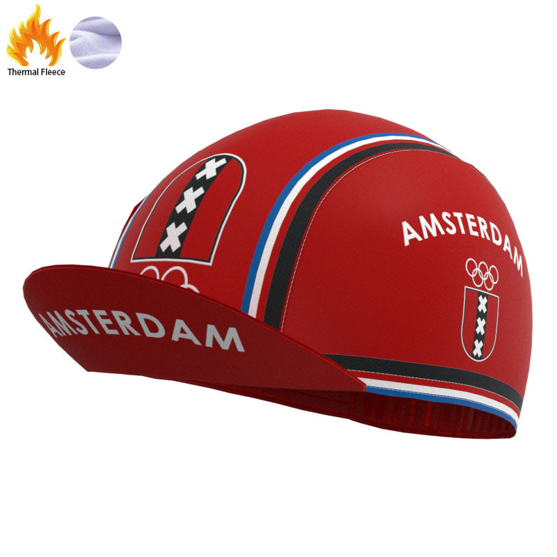 Amsterdam Red Cycling Team Retro Cycling Jersey Long Set (With Fleece Option)