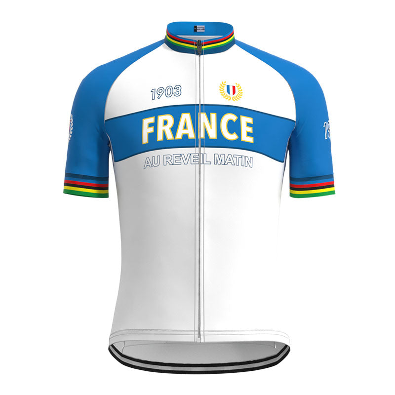 FRANCE Cycling Team Retro Cycling Jersey Set