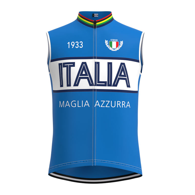 ITALIA Cycling Team Retro Cycling Jersey Long Set (With Fleece Option)
