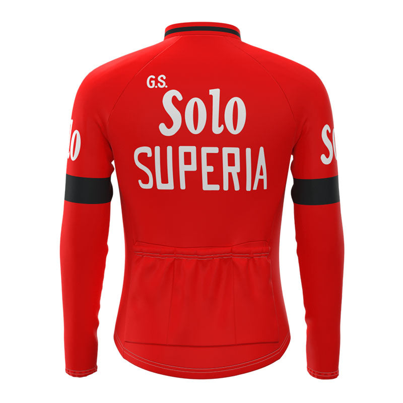 G.S. Solo Superia Retro Cycling Jersey Long Set (With Fleece Option)