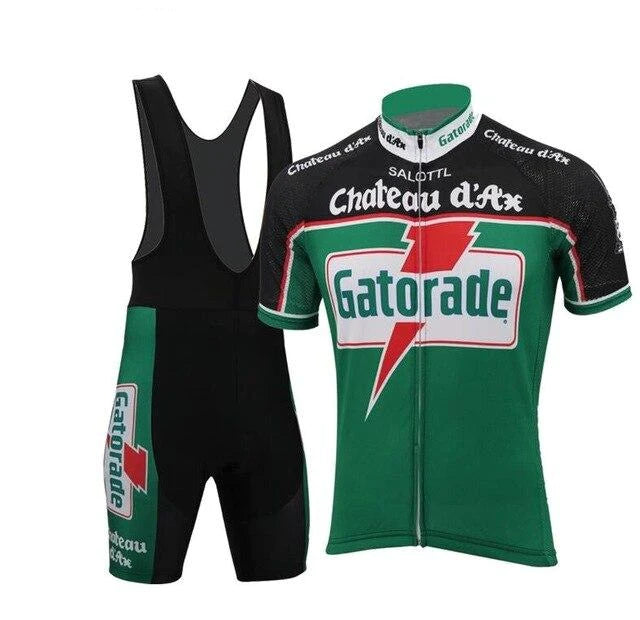 Chateau d'Ax Gatorade Retro Cycling Jersey Set