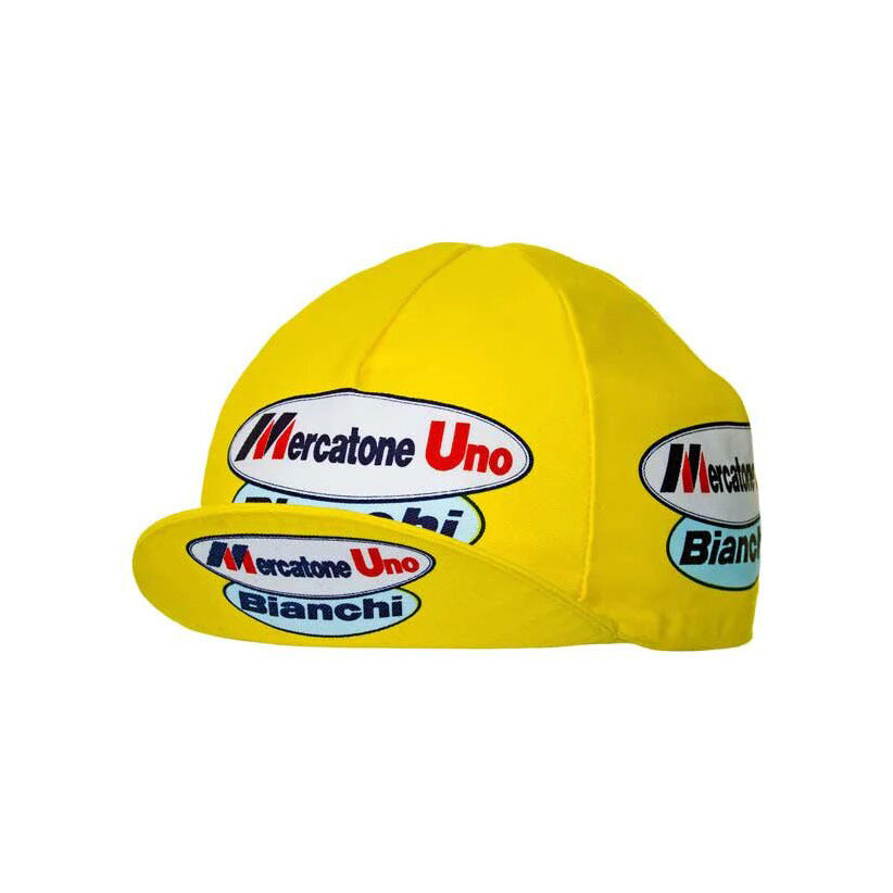 Mercatone Uno Bianchi Retro Cycling Cap