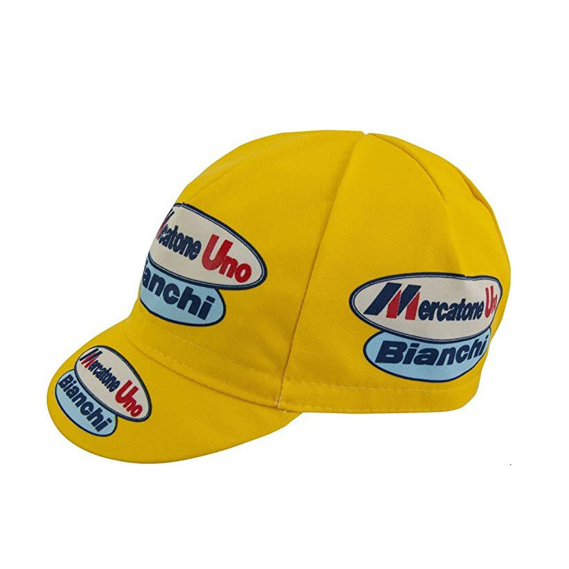 Mercatone Uno Bianchi Retro Cycling Cap