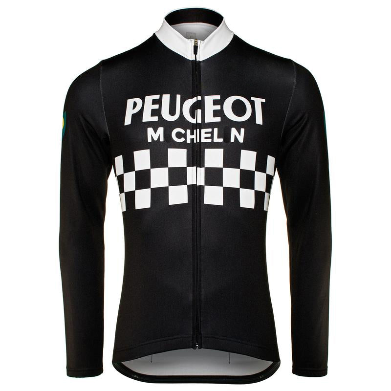 PEUGEOT Retro Cycling Jersey long sleeve