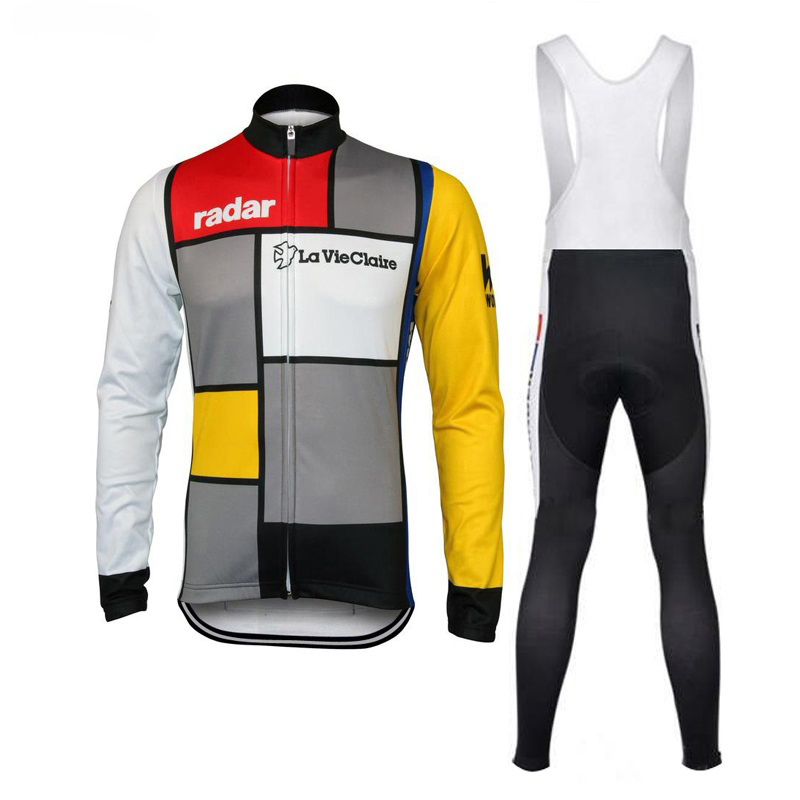 Radar Retro Cycling Jersey Long sleeved suit