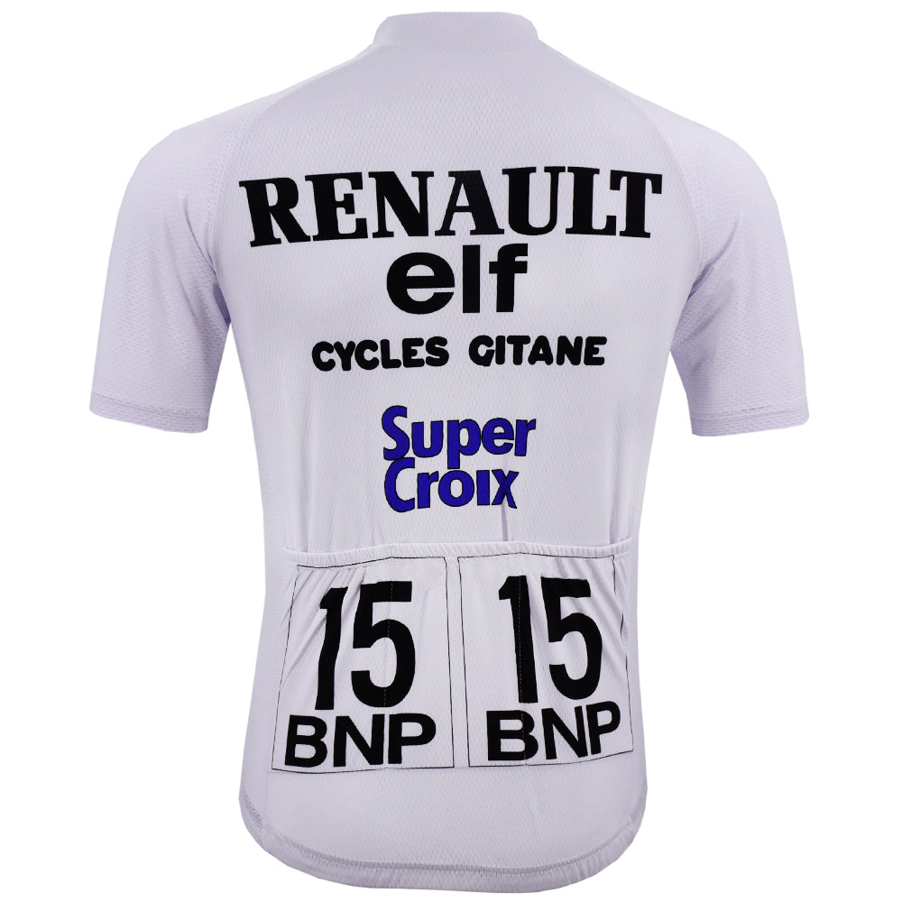 Renaultelf Retro Cycling Jersey Short sleeve