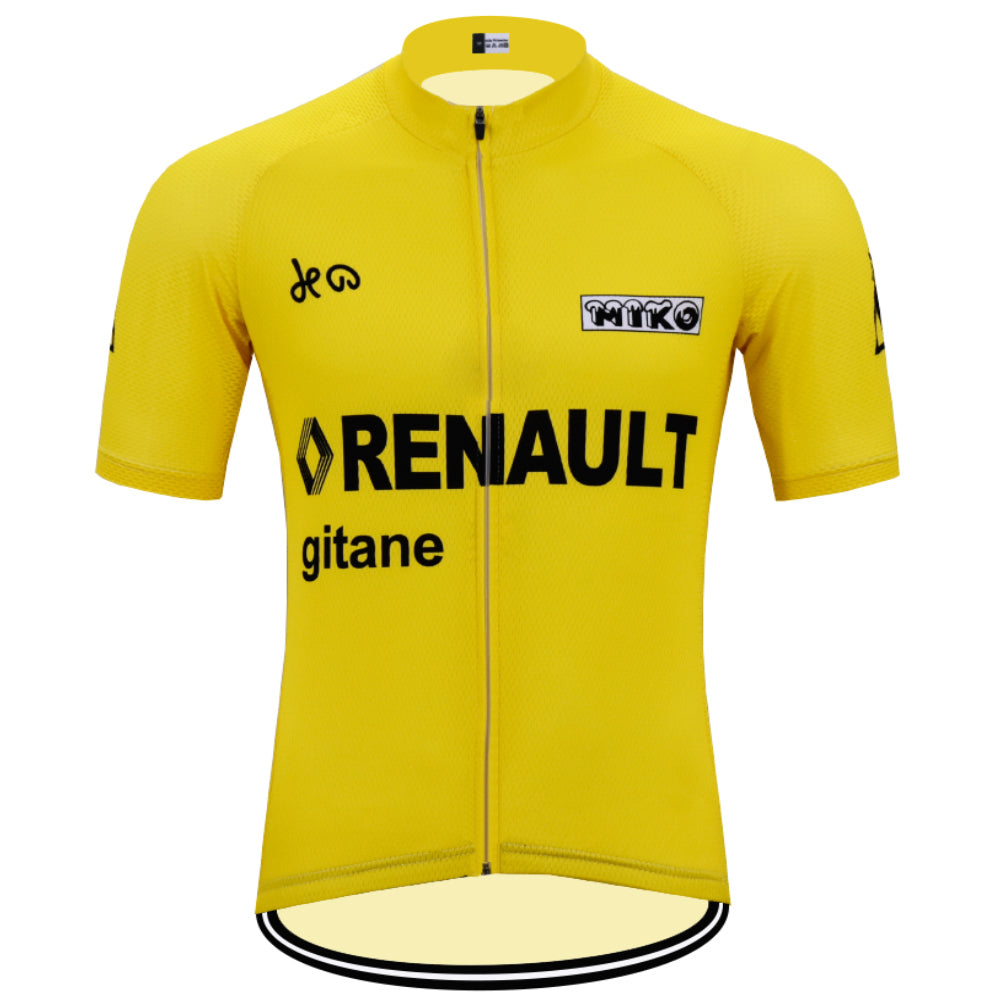 RENAULT Retro Cycling Jersey Short sleeve