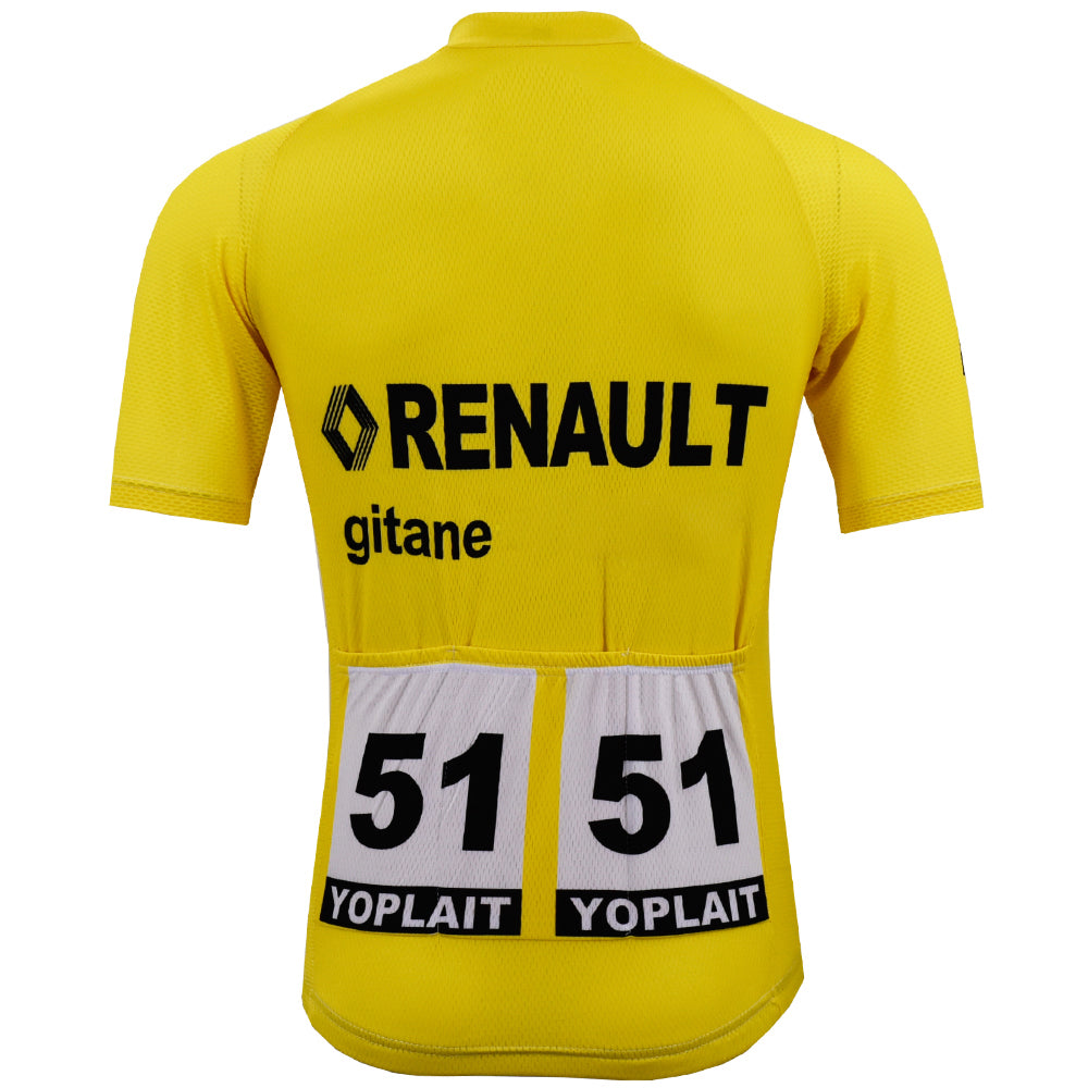 RENAULT Retro Cycling Jersey Short sleeve