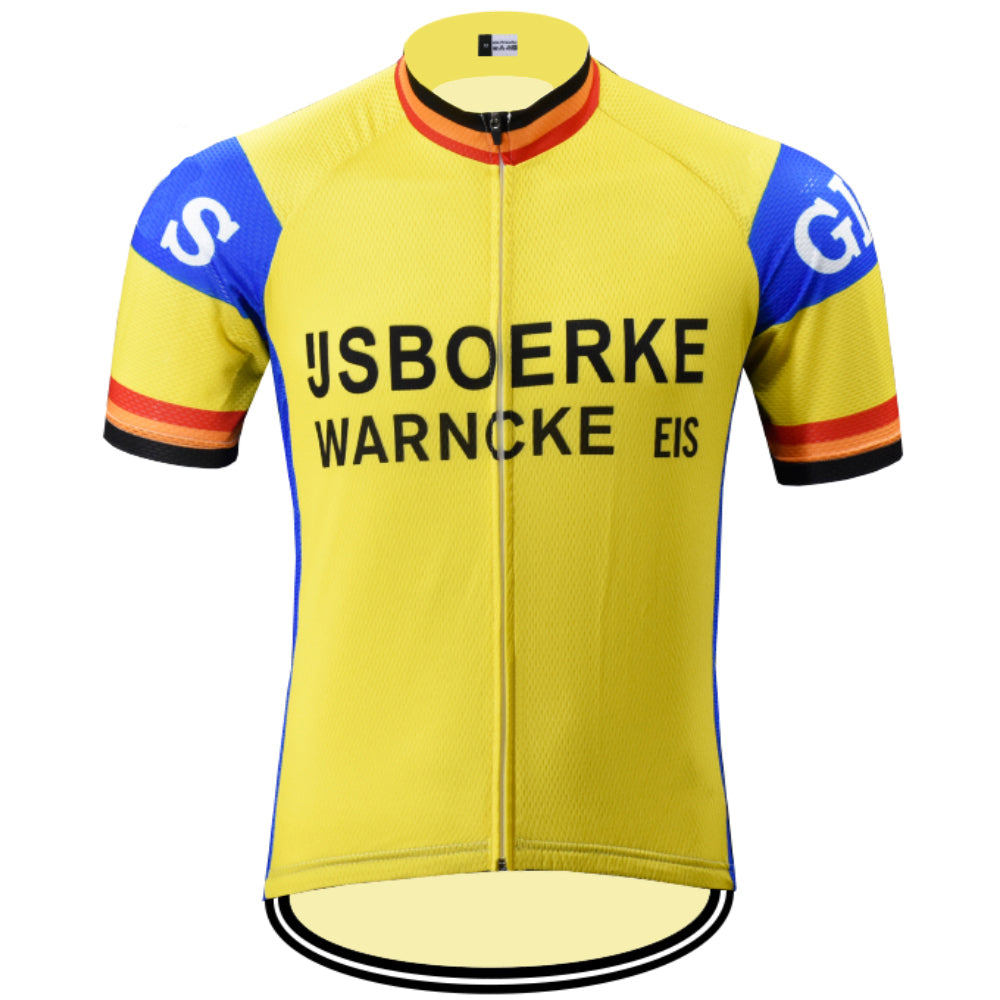 SBOERKE Retro Cycling Jersey Short sleeve