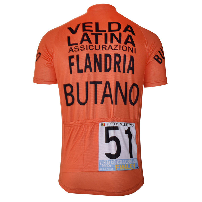 VELDA Retro cykeltrøje Kortærmet