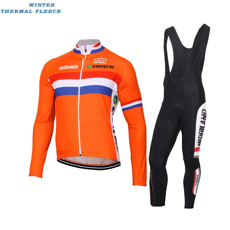 CENTEIC Retro cykeltrøje Langærmet jakkesæt