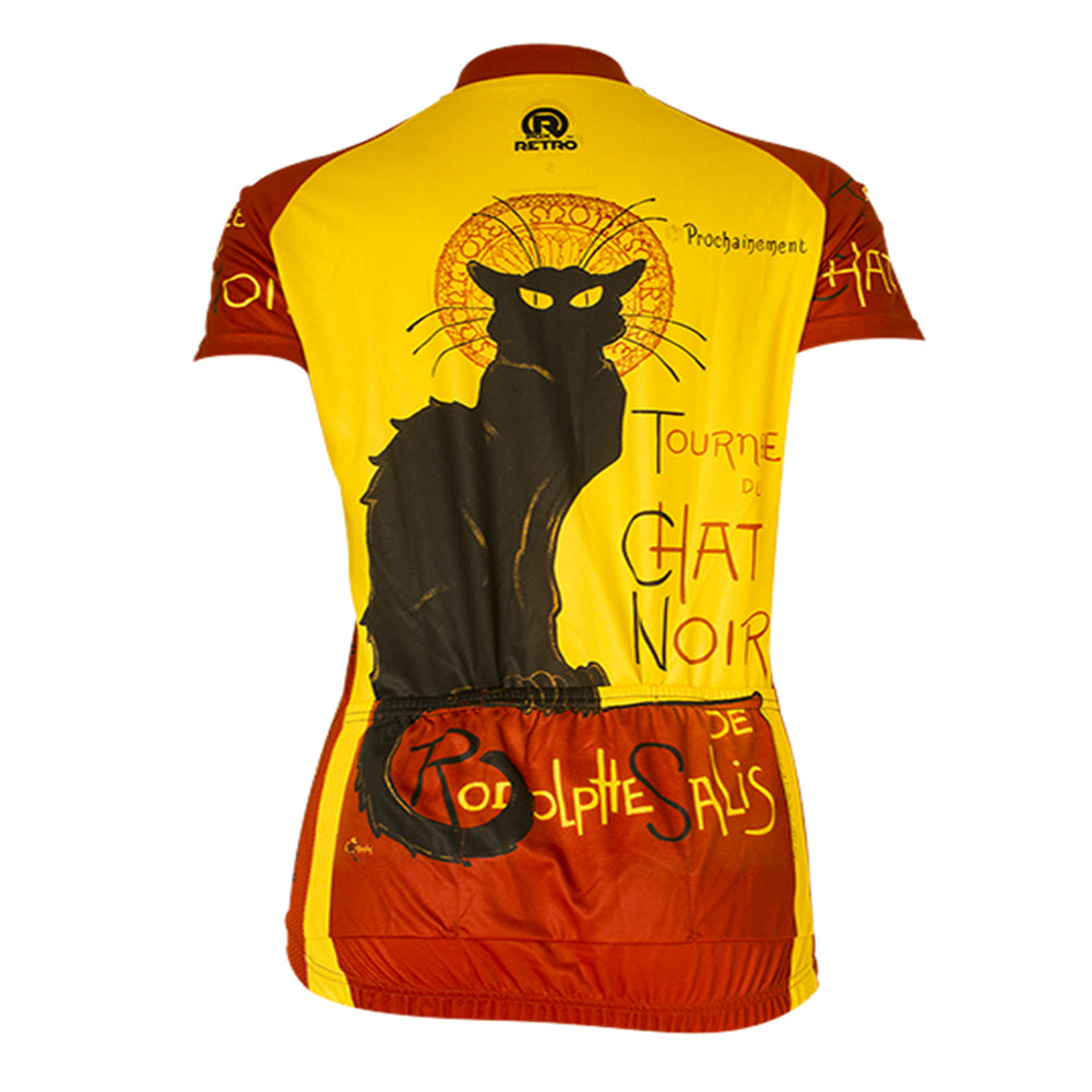 CAT Rød Retro Cykeltrøje Kortærmet