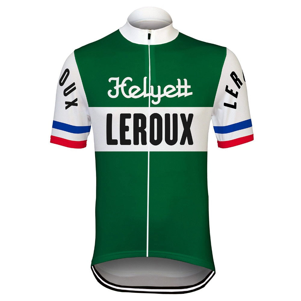 LEROUX Retro cykeltrøje Kortærmet